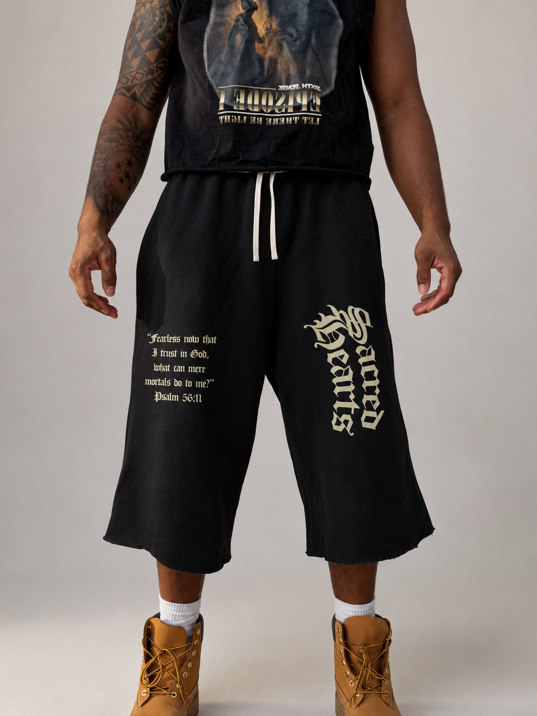 PSALM 56:11 3/4 SHORTS