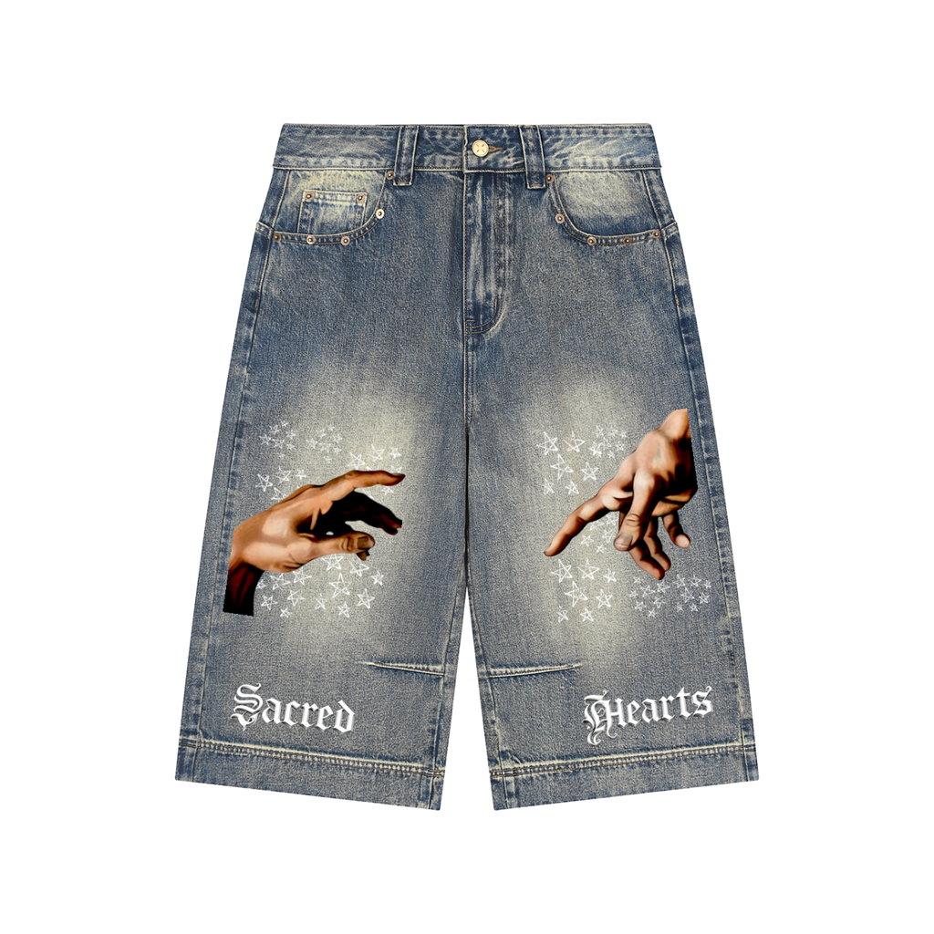 CREATION OF MAN DENIM JORTS
