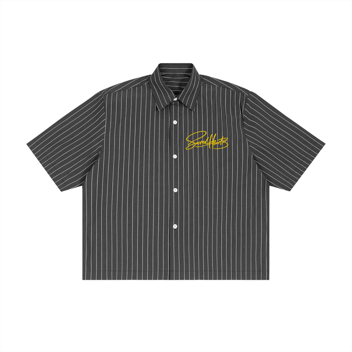 SH STRIPED BOXY BUTTON-UP