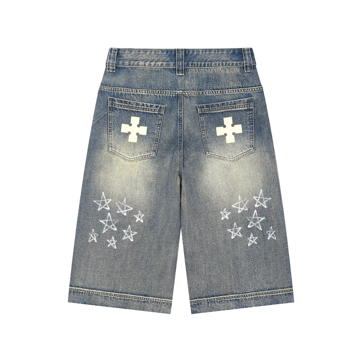 CREATION OF MAN DENIM JORTS