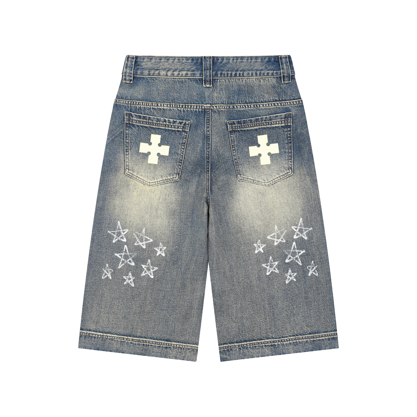 CREATION OF MAN DENIM JORTS