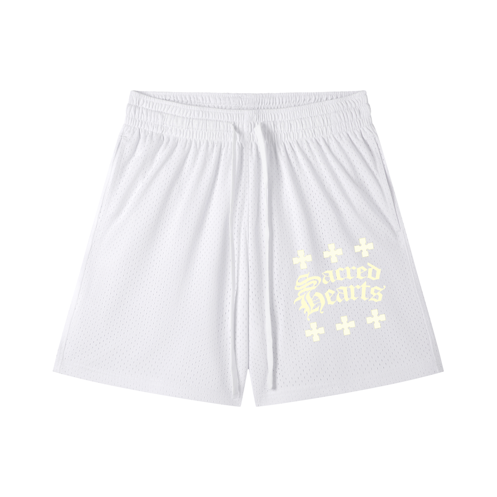 SACRED HEARTS MESH SHORTS