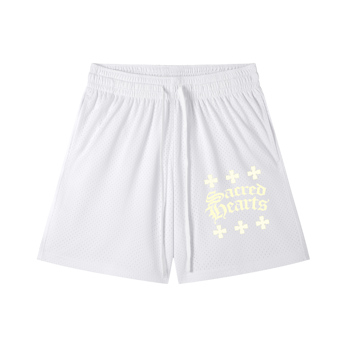 SACRED HEARTS MESH SHORTS