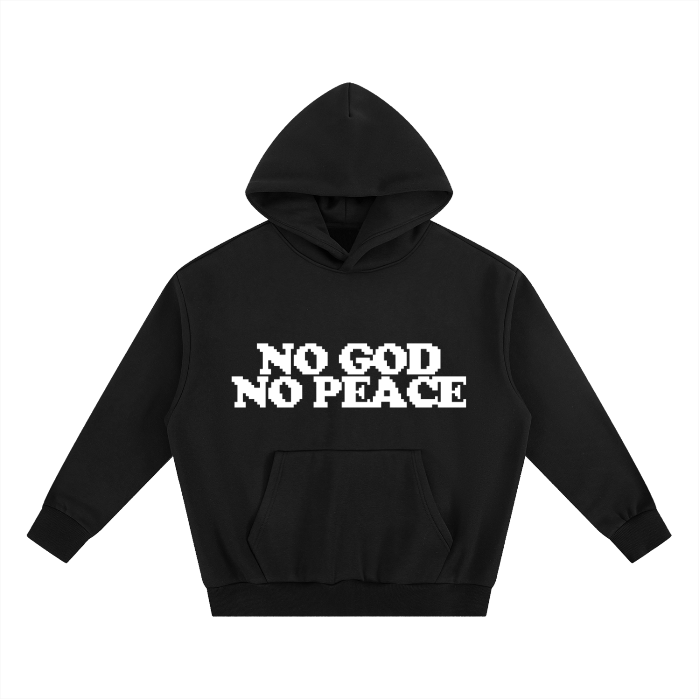 KNOW GOD KNOW PEACE HOODIE BLACK