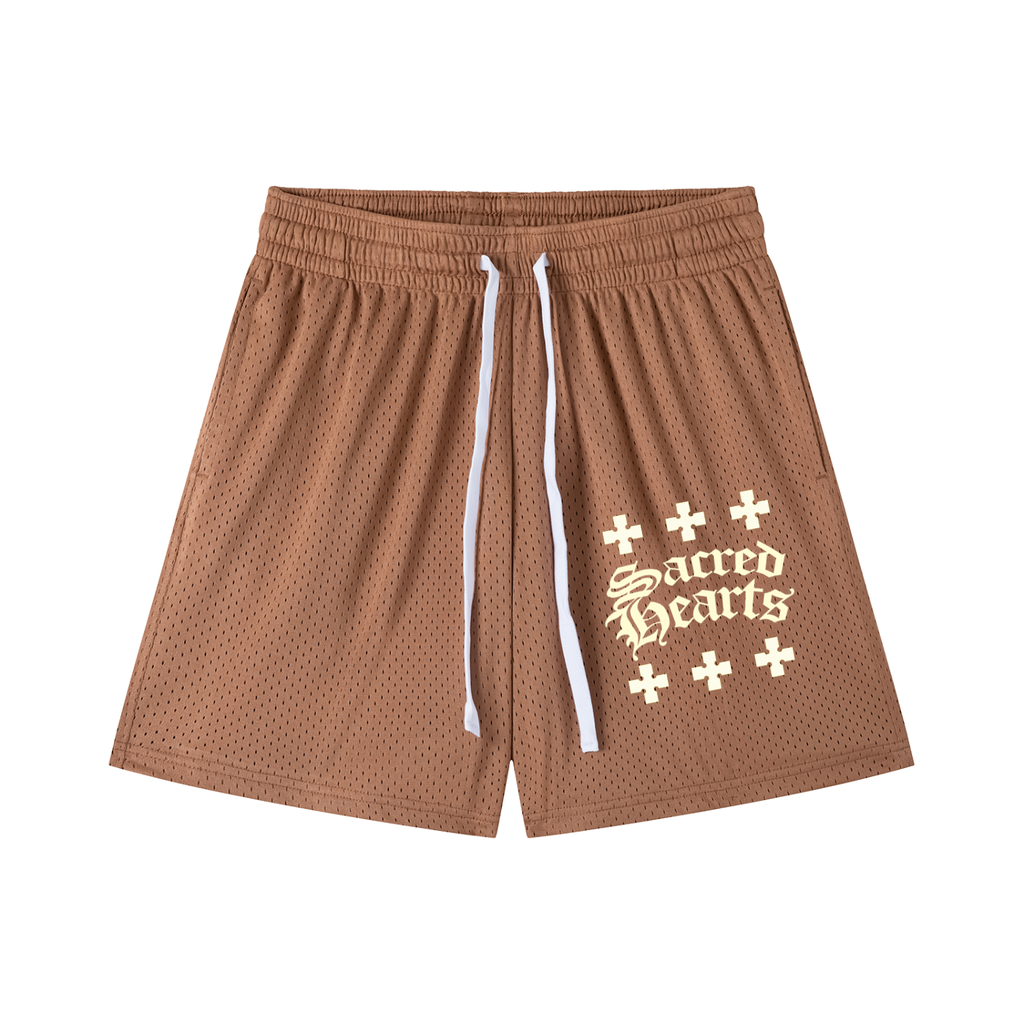 SACRED HEARTS MESH SHORTS