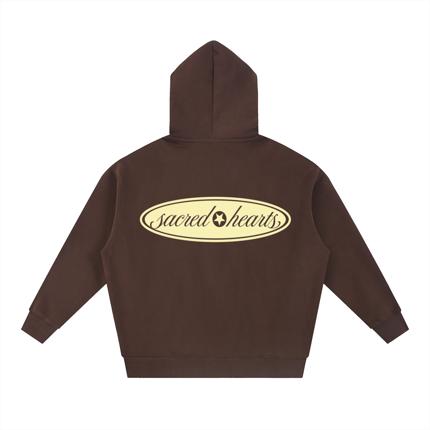 SH BOXY ZIP UP HOODIE COFFEE