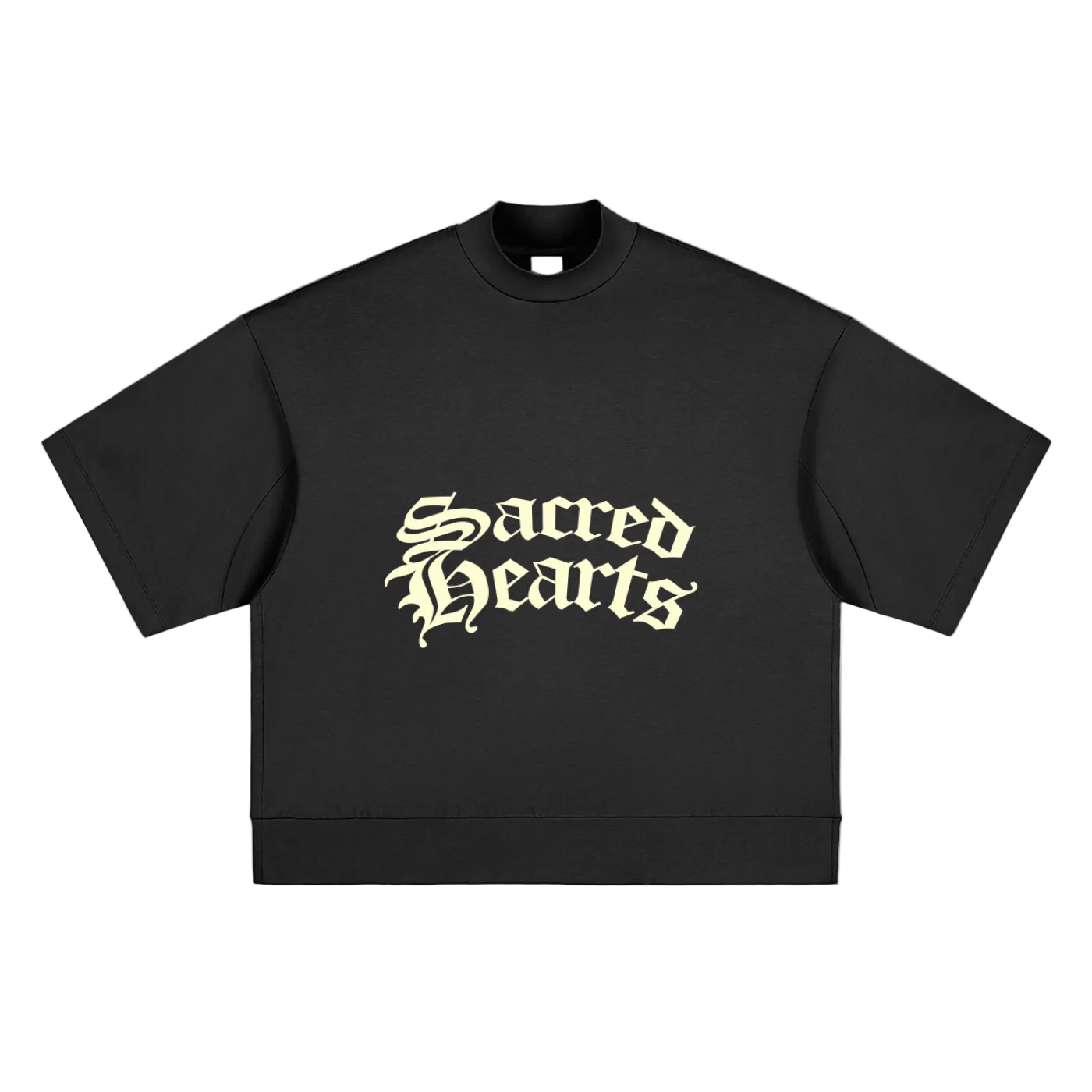 Heavyweight Oversized Mock Neck T-shirt