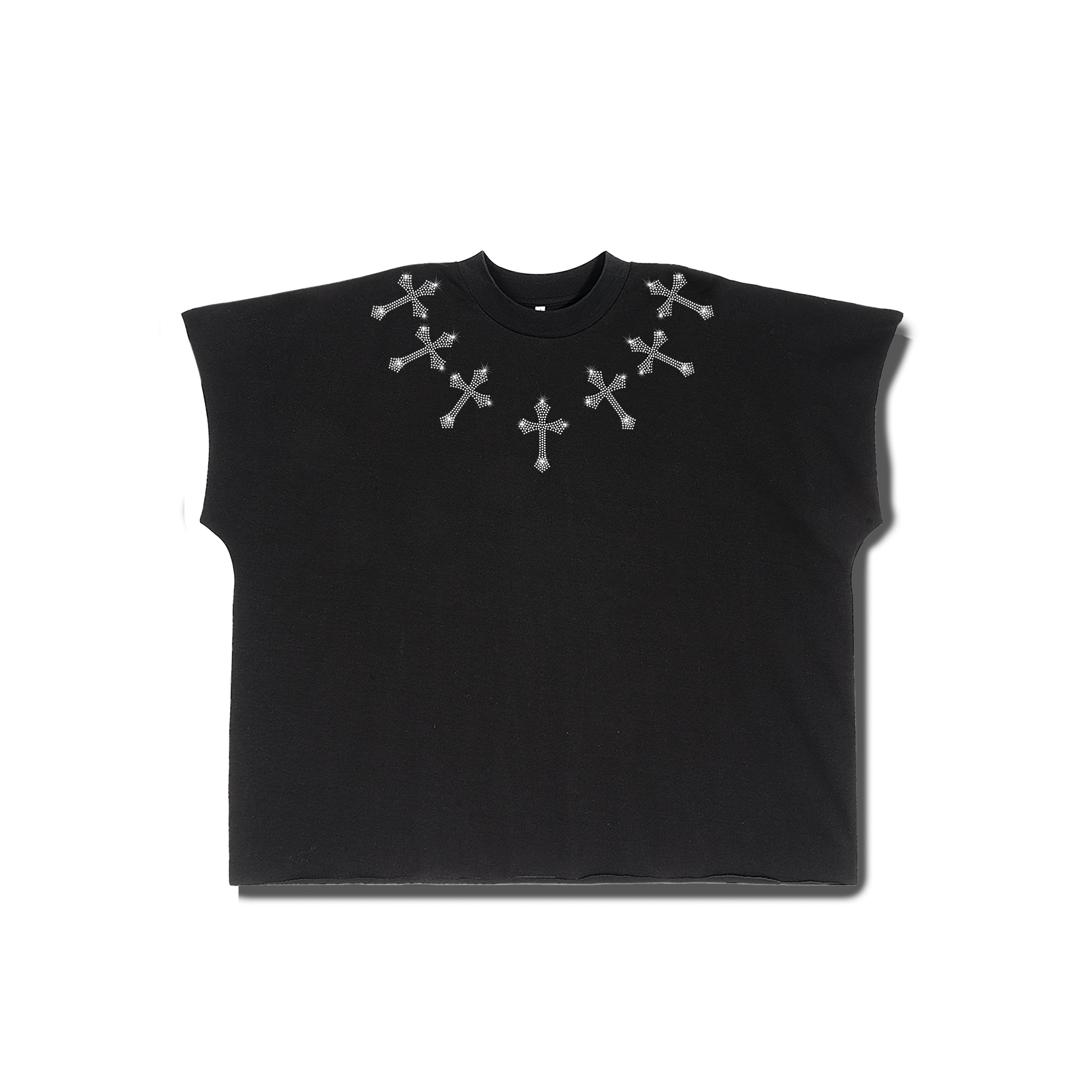 CHROME CROSS boxy tee