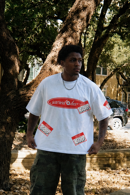 SH CHILD OF GOD STICKERS BOXY TEE