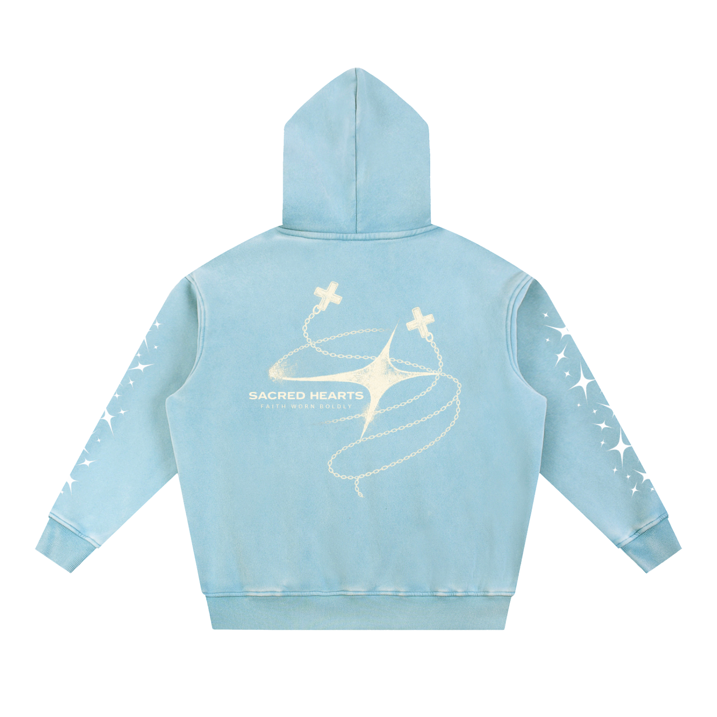 SNOW WASH STAR HOODIE