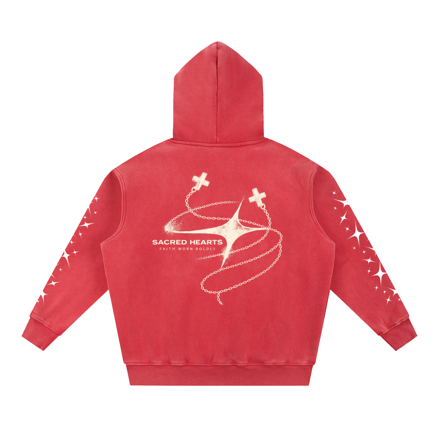 SNOW WASH STAR HOODIE
