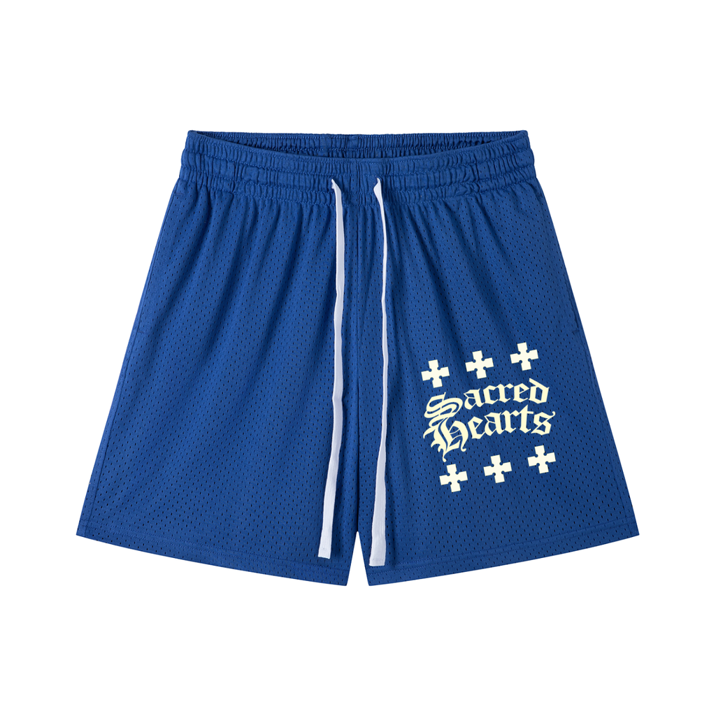 SACRED HEARTS MESH SHORTS