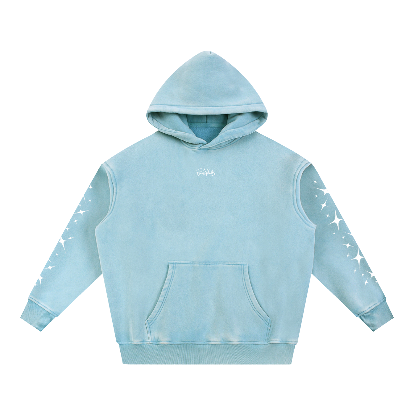 SNOW WASH STAR HOODIE