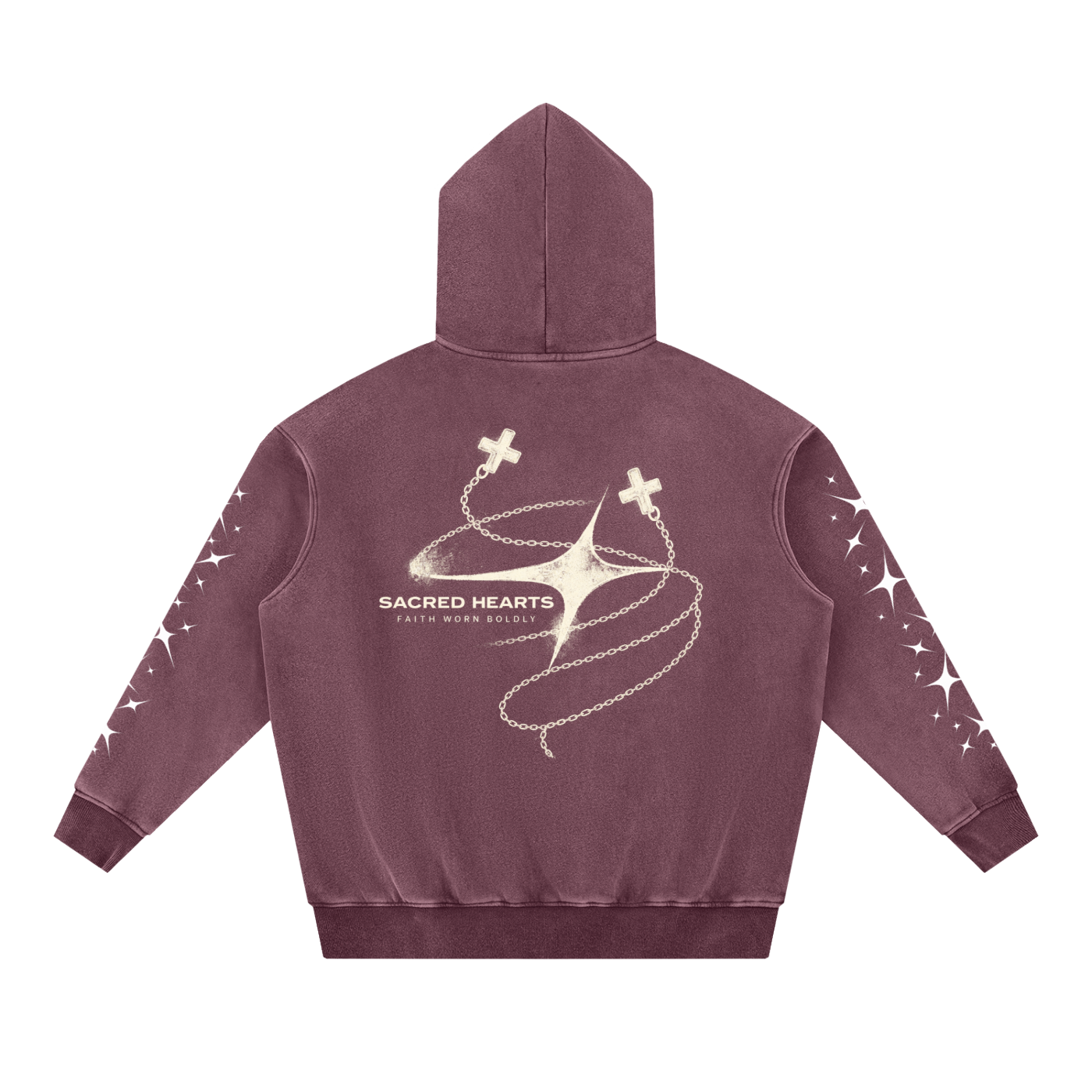 SNOW WASH STAR HOODIE