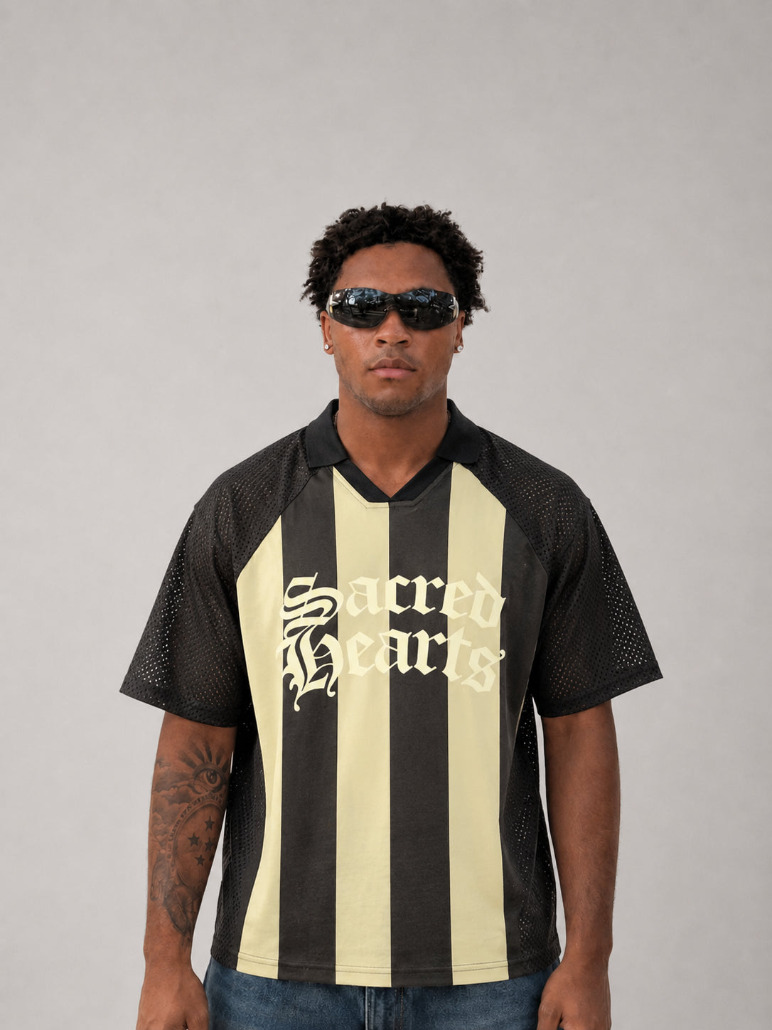 SH STRIPPED JERSEY COFFEE