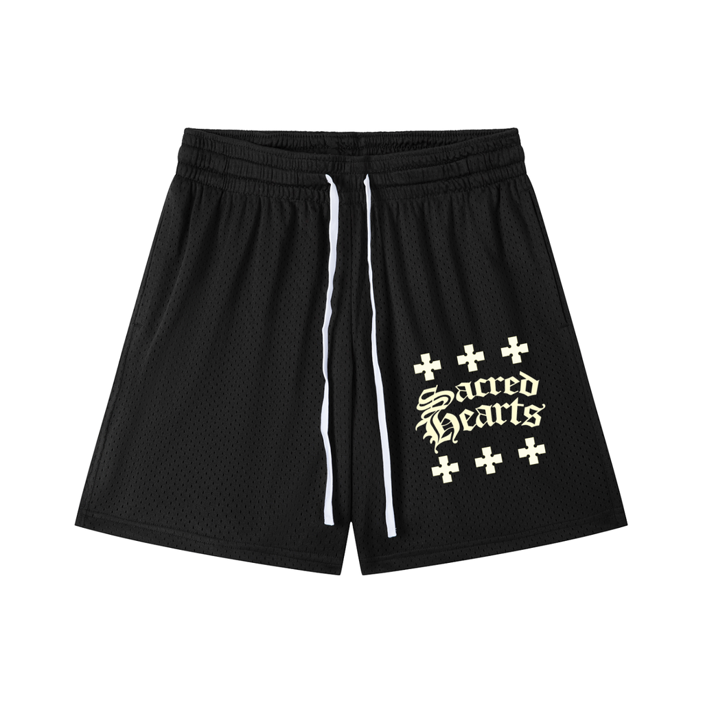 SACRED HEARTS MESH SHORTS