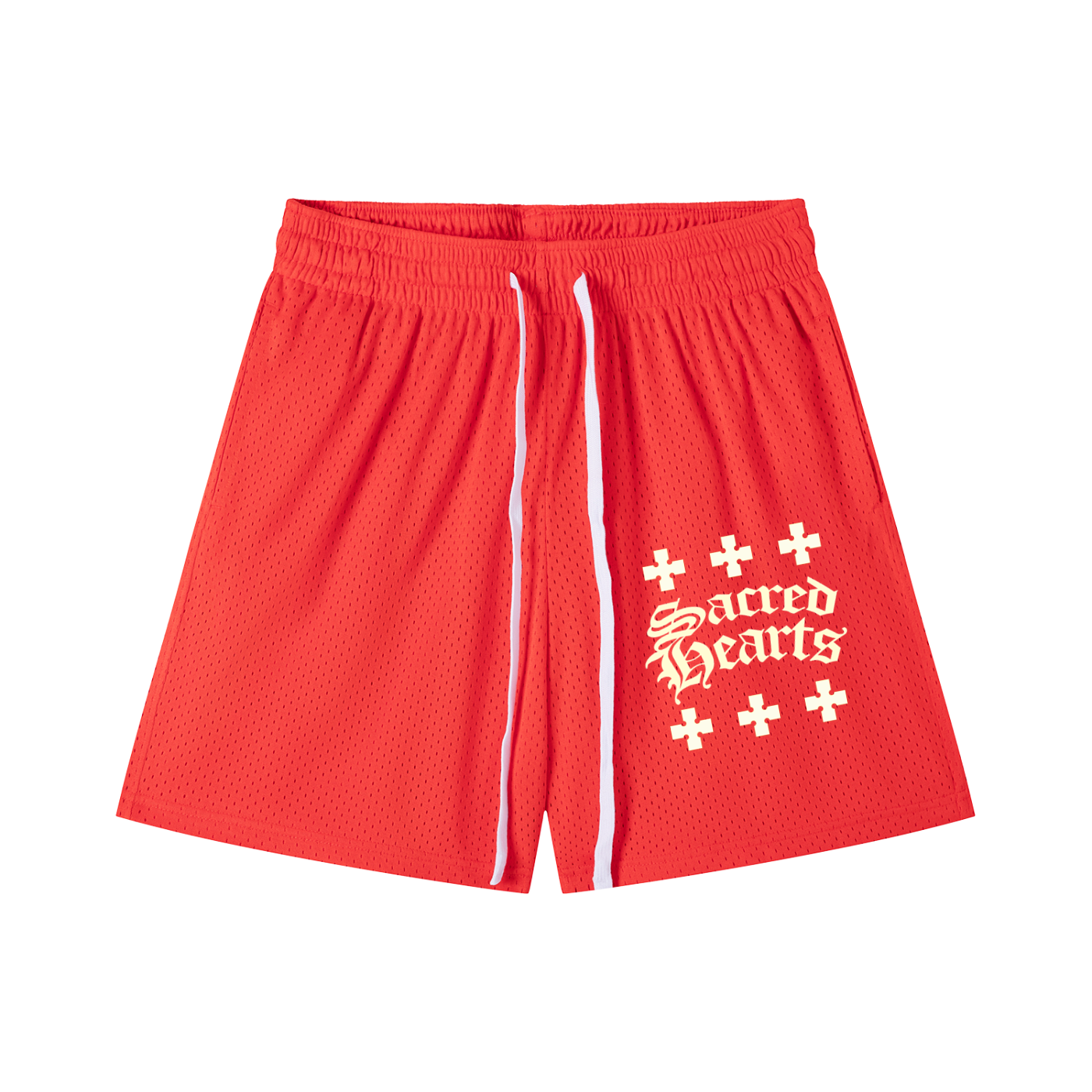 SACRED HEARTS MESH SHORTS